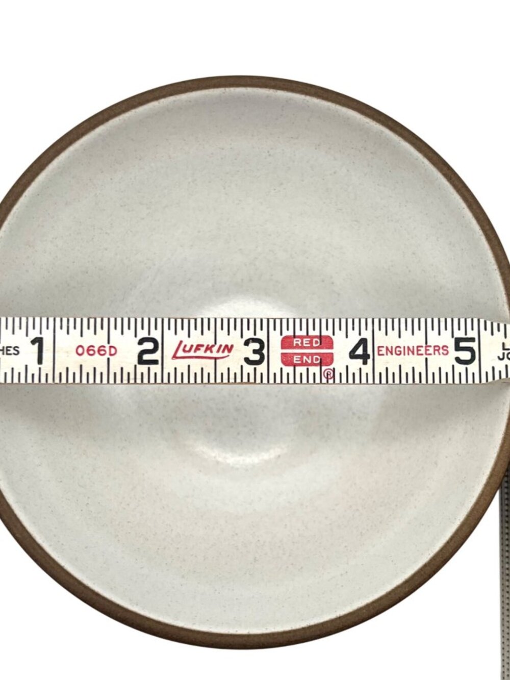Vintage Heath Ceramics Pottery Bowls Set Of 2 Brown White 5.5” Stacking Cereal - Picture 9 of 9